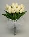 Tulip Bouquet (Ivory) 27 Tulips - Silk Wedding Bouquet