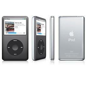 Apple iPod classic - 6th generation - digital player - HDD 160 GB - AAC, MP3, HE-AAC - video playback - display: 2.5" - black