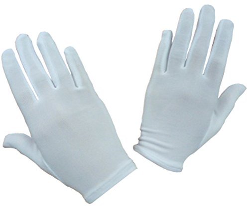N'Ice Caps Women's White Stretch Special Occasion Parade Gloves