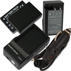 TWO Battery+Charger for Kodak EasyShare DX7630 DX7440 DX7590 Digital Camera NEW