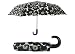Marimekko Unikko Auto Open-Close Umbrella - Black/White