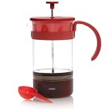 Review HuesNBrews 707-172 / HuesNBrews 36 Ounce Scarlet French Press, 1 Pack