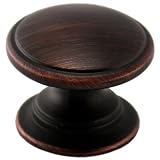 Buy : Cosmas 4702ORB Oil Rubbed Bronze Cabinet Hardware Round Knob - 1-1/4" Diameter - Wide Base