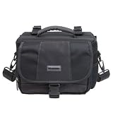 Produkt-Bild: Godspeed Kameratasche GD602 medium schwarz f&uuml;r DSLRs wie z.B. Canon 1000D 350D 400D 450D 500D 550D, Nikon D40 D40x D60 D70 D3000, Sony A450 A500 A550