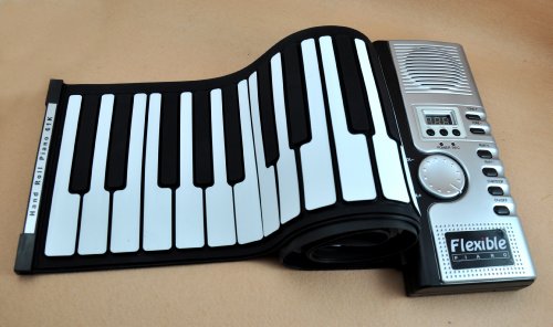 61 Keys Roll up Keyboards and Portable Pianos Suitable for Children Holiday T...