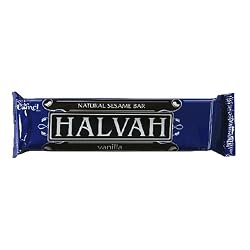 Camel Halvah Natural Sesame Bar, Vanilla, 3-Ounce Bars (Pack of 20)