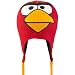 ANGRY BIRDS RED BIRD PLUSH LAPLANDER EARFLAP BEANIE CHARACTER HAT CAP / OFFICIALLY LICENSED PRODUCT BY ROVIO