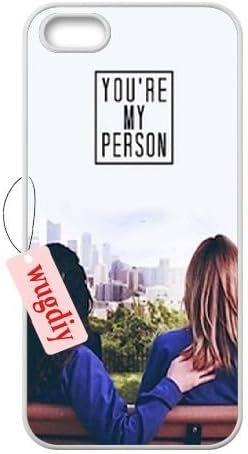 wugdiy New Fashion Cover Case for iPhone 5,5S with custom Grey's Anatomy