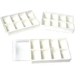 3 Bead Gem Pocket Watch Parts Storage Holder Trays