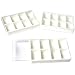 3 Bead Gem Pocket Watch Parts Storage Holder Trays