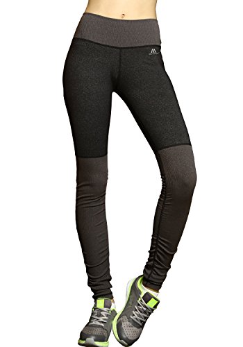 Matymats Yoga Pants for Women, Flex Tights for Ladies, Women Tights, 3d High Elastic Gym Running Workout Wear with Fold Over Waistband, Performance Clothing (Large, Split Joint)