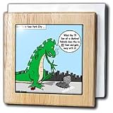 Rich Diesslins Funny General - Editorial Cartoons - 9-11 Godzilla - Tile Napkin Holders