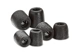 Comply T-400 Series Foam Tips (Black, 3 Pairs, S/M/L)