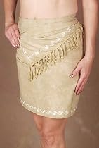 Half Sarong/Scarf Heavy Rayon, Embroidered - 9 Colors
