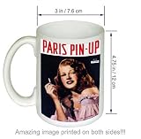 Paris Pin Up Rita Hayworth Vintage Pin Up COFFEE MUG