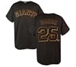 Barry Bonds Youth T-Shirt - San Francisco Giants #25 Barry Bonds Name and Number S/S Black Tee