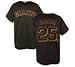 Barry Bonds Youth T-Shirt - San Francisco Giants #25 Barry Bonds Name and Number S/S Black Tee
