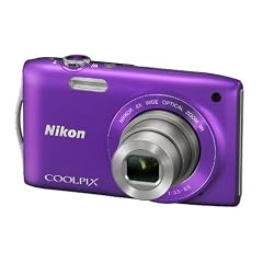 Nikon Coolpix S3300 Digitalkamera (16 Megapixel, 6-fach opt. Zoom, 6,7 cm (2,7 Zoll) Display, bildstabilisiert) violett
