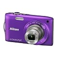 Nikon Coolpix S3300 Digitalkamera (16 Megapixel, 6-fach opt. Zoom, 6,7 cm (2,7 Zoll) Display, bildstabilisiert) violett