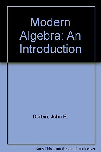 modern algebra an introduction 5th edition