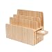 MobileVision Bamboo Charging Station & Compatible Apple Watch Adapter Combo Multi Device Organizer for Apple Watch, Smartphones, Tablets, Laptops, and More