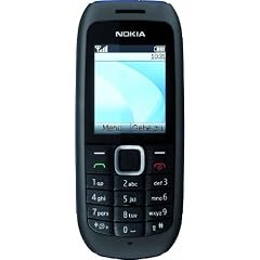 Nokia 1616 Handy (UKW-Radio, Farbdisplay, Flashlight) ohne Vertrag, ohne Branding, kein Simlock schwarz