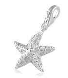 charms VINANI Charm Anhaenger Seestern Zirkonia Silber 925 HSE