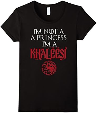 Women's Not a Princess a Khaleesi Shirt Khaleesi Shirt Large Black