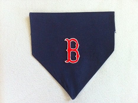 Boston Red Sox Over the Collar Dog Scarf Small Navy