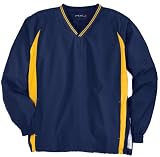 Sport-Tek - Tipped V-Neck Raglan Wind Shirt. JST62