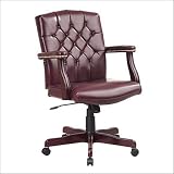 Traditional Managers Chair with Padded Arms By Office Star