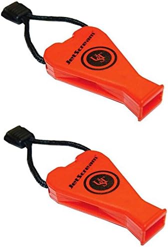 Ultimate Survival Technologies JetScream Whistle - Orange - 2 Count