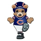 Pack of 4 NFL Chicago Bears Football Mascot Sports Decor Window Clings 12"