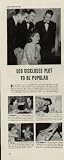 DEB Disclose Plot To Be Popular - Miss Lori March, Los Angeles debutante, captivates admiring beaux with her beauty and talent. ..... 1941 Woodbury Facial Soap Ad, A4073A.