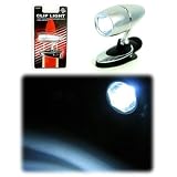 Brilliant Lcd Clip-On Light Flashlight - As Seen On Tv
