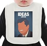 Ideas live on ネクタイを有する有機ビブ Medium