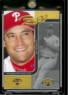 2006 Topps Co-Signers Pat Burrell Philadelphia Phillies Baseball Card #86 - Mint Condition - In Protective Display Case !!
