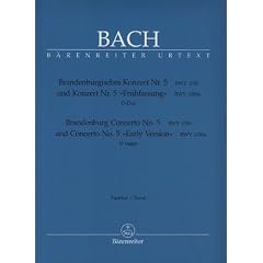 Brandenburgisches Konzert 5 d-Dur Bwv 1050 + 1050a. Fl�te, Violine, Cembalo, Streicher
