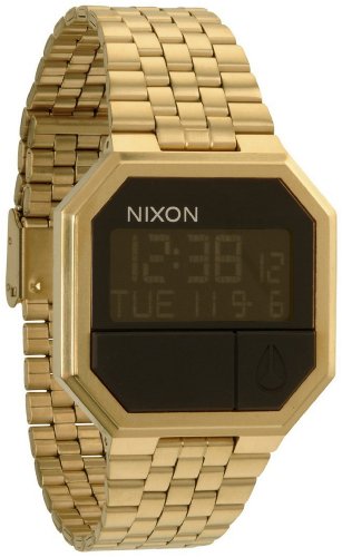 Nixon Re-Run Watch - Men's All Gold, One Size