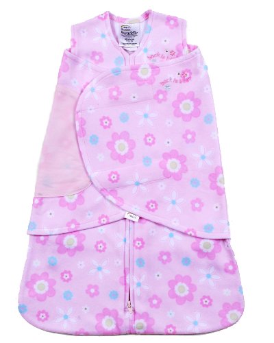 Halo Innovations Sleepsack Swaddle Micro Fleece, Daisies, Newborn