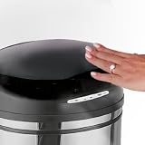 Jago - Poubelle automatique de cuisine - ATME02 - en ACIER FIN - 56L - avec un capteur sensorielpar Jago