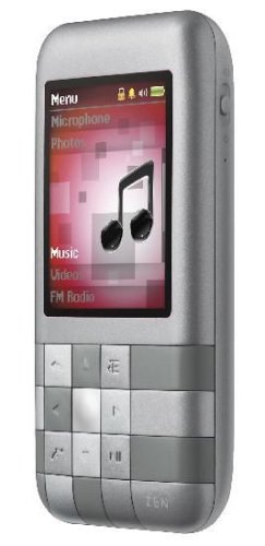 City Travel Guides Discounted  Elektronik : Creative Zen Mozaic Tragbarer MP3-Player 4 GB silber