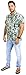 Authentic Tropical Aloha Button Down Men's Button Down Relaxed Fit Shirt Green