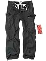 SURPLUS HEAVY WEIGHT VINTAGE CARGO HOSE - schwarz gewaschen -