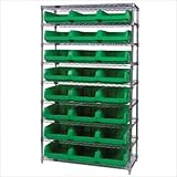 IMAGE OF Q-Stor 9 Shelf Unit with Magnum Bins (74
