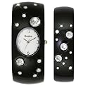 Henley Glamour - HMS001.3 - Montre Femme - Bracelet Noir assorti - Bo&icirc;te de Pr&eacute;sentation