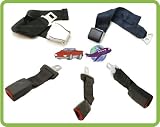 Seat Belt Extender - Universal 5-Pack for Cars & Airplanes