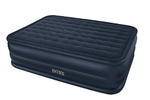 Intex Raised Downy Queen Airbed with Built-in Electric Pump by Intex