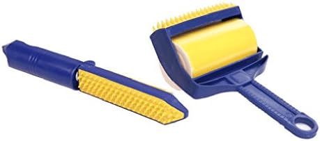 Mosa store 2pcs/lot Reusable Sticky Buddy Picker Cleaner Lint Roller Pet Hair Remover Brush