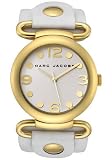 Women's White Dial White Leather